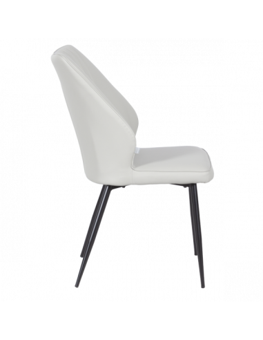 Трапезен стол LAREDO Y еко кожа - светлосив 29