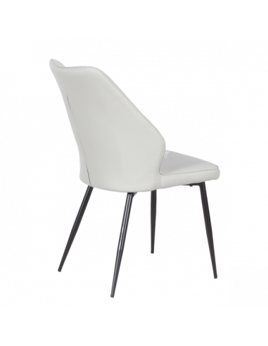 Трапезен стол LAREDO Y еко кожа - светлосив 29