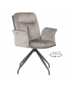 Трапезен стол MARLOW 2 - мишо сив BF 2