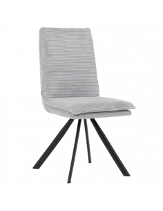 Трапезен стол ELY N - сив 86 N