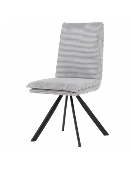 Трапезен стол ELY N - сив 86 N