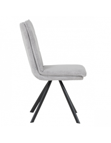 Трапезен стол ELY N - сив 86 N