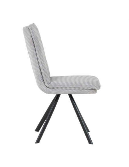 Трапезен стол ELY N - сив 86 N