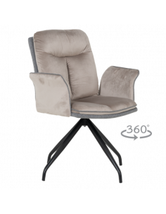 Трапезен стол MARLOW - мишо сив BF 2