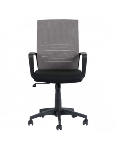 Работен офис стол Carmen 7041 - черен - сив