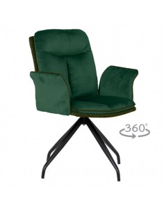 Трапезен стол MARLOW - тъмнозелен BF 2