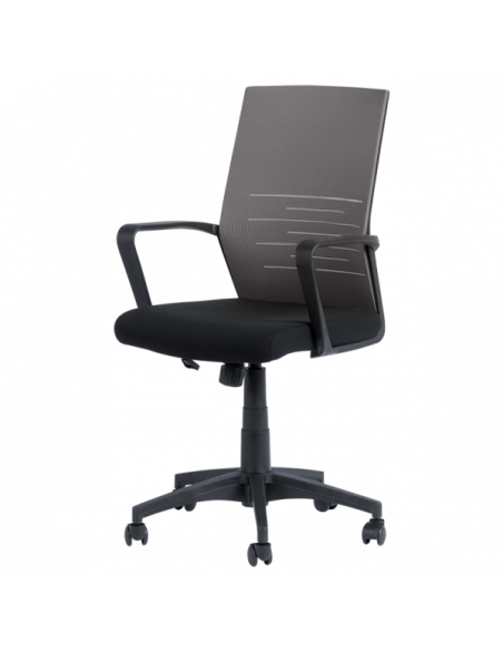 Работен офис стол Carmen 7041 - черен - сив