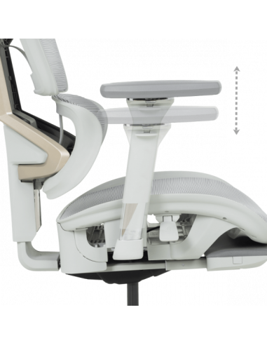 Ергономичен стол DIJON - сив