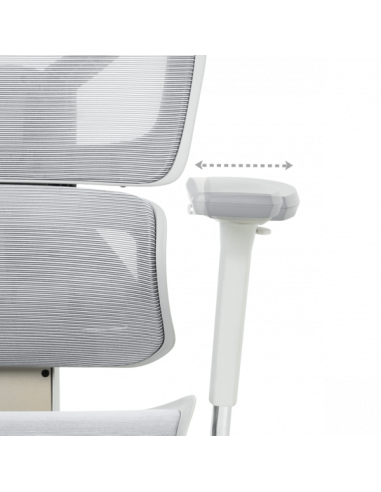 Ергономичен стол DIJON - сив