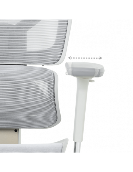 Ергономичен стол DIJON - сив