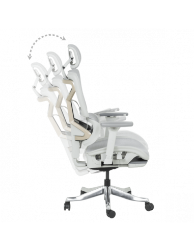 Ергономичен стол DIJON - сив