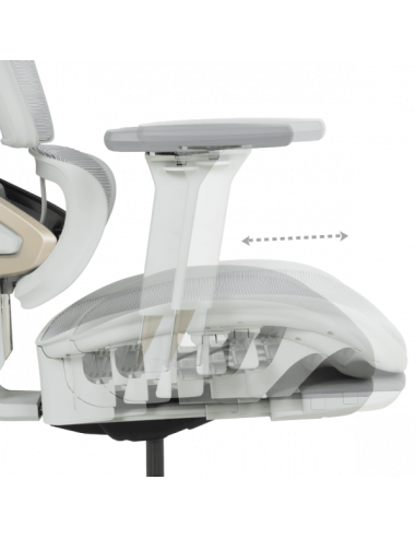 Ергономичен стол DIJON - сив