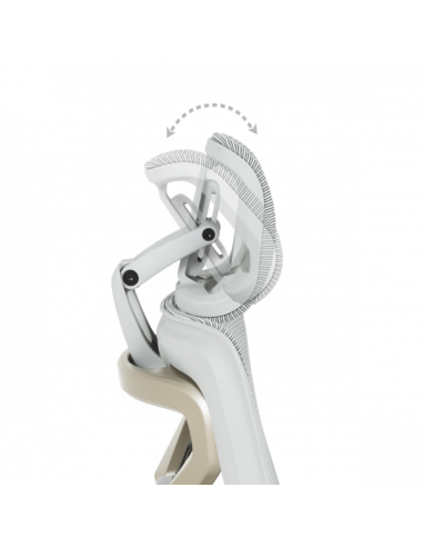 Ергономичен стол DIJON - сив