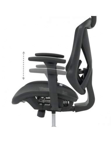 Ергономичен стол CAEN - черен