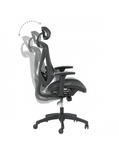 Ергономичен стол CAEN - черен