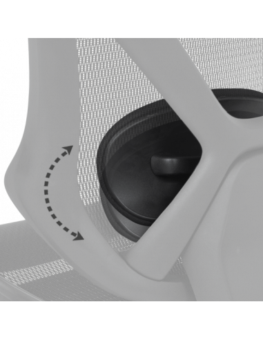 Ергономичен стол CAEN - черен