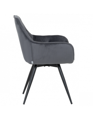 Трапезен стол LATINA PREMIUM - тъмносив