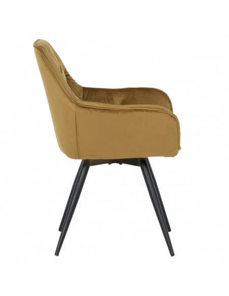 Трапезен стол LATINA PREMIUM - жълт