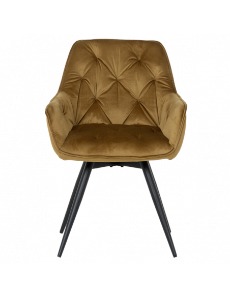 Трапезен стол LATINA PREMIUM - жълт