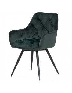 Трапезен стол LATINA PREMIUM - зелен 2