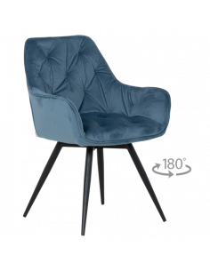 Трапезен стол LATINA PREMIUM - син