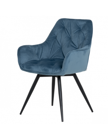 Трапезен стол LATINA PREMIUM - син