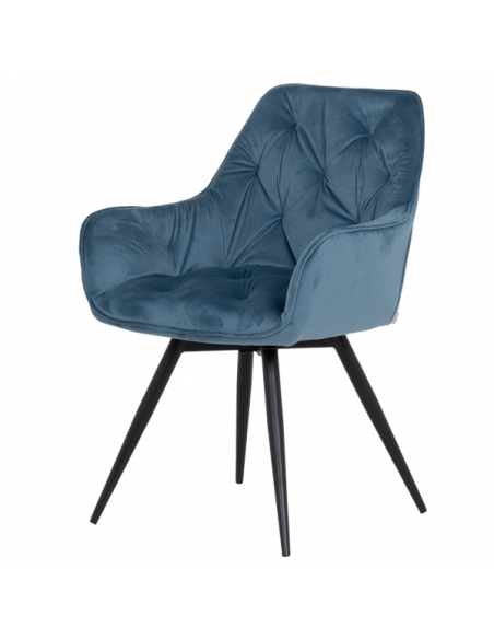 Трапезен стол LATINA PREMIUM - син