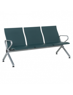Посетителска пейка с 3 места Carmen CR-1040-3 - зелена