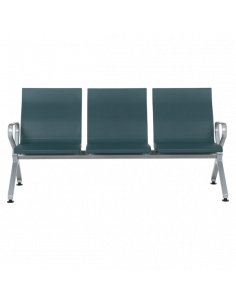Посетителска пейка с 3 места Carmen CR-1040-3 - зелена 2