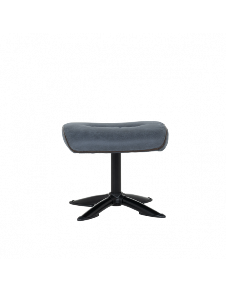 Кресло с табуретка EMA - синьо