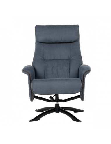 Кресло с табуретка EMA - синьо