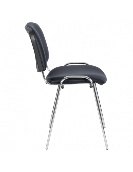 Посетителски стол Carmen 1135-1 LUX - черен N