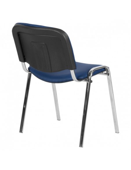 Посетителски стол Carmen 1135-1 LUX - тъмносин N