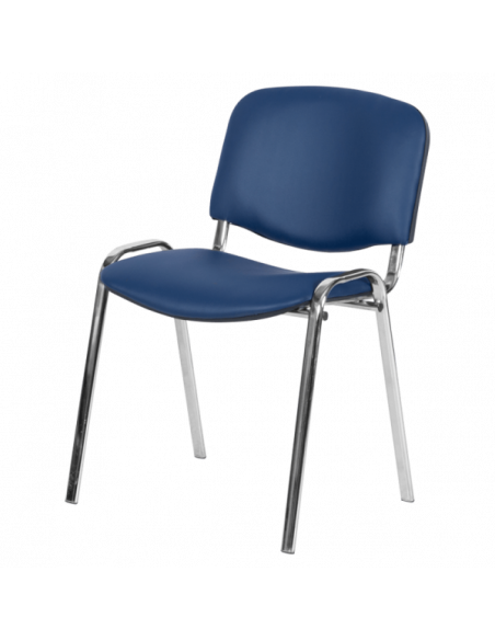 Посетителски стол Carmen 1135-1 LUX - тъмносин N