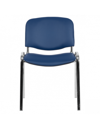 Посетителски стол Carmen 1135-1 LUX - тъмносин N