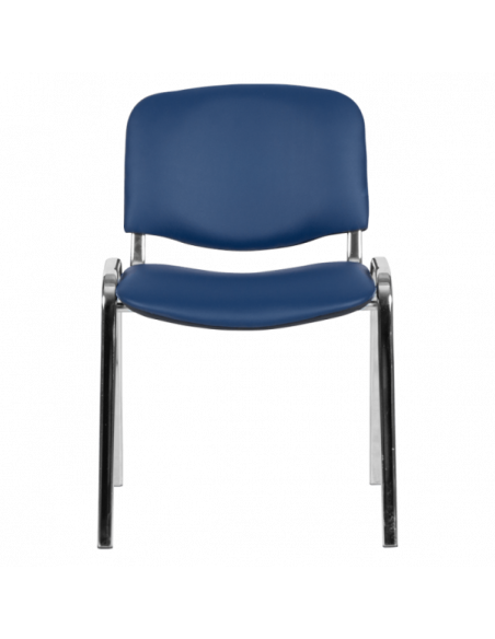 Посетителски стол Carmen 1135-1 LUX - тъмносин N