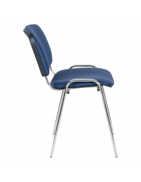 Посетителски стол Carmen 1135-1 LUX - тъмносин N