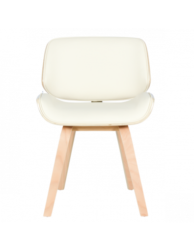 Трапезен стол Carmen 9976 - бук-крем