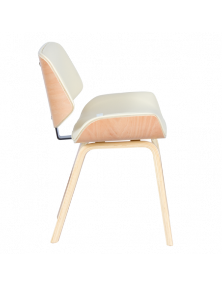 Трапезен стол Carmen 9976 - бук-крем