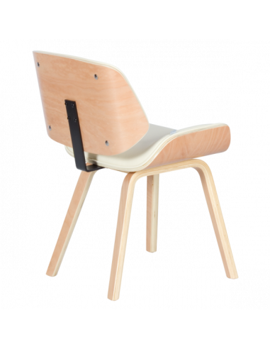 Трапезен стол Carmen 9976 - бук-крем