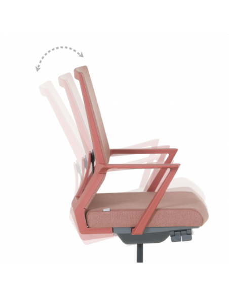 Работен стол KLAWER - червен