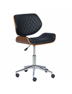 Президентски офис стол Carmen 6410 - орех - черен