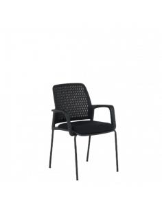 Посетителски стол Carmen 1138 - черен