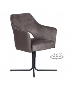 Трапезен стол PARNU - тъмнобежов