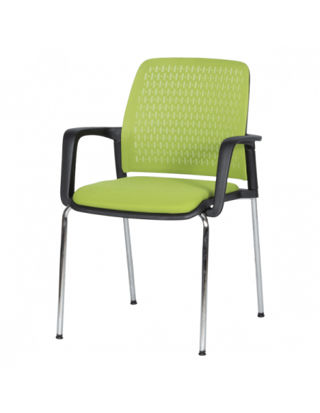 Посетителски стол Carmen 1138 CH - зелен