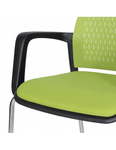 Посетителски стол Carmen 1138 CH - зелен