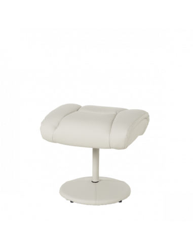 Кресло с табуретка ANA - светлосиво