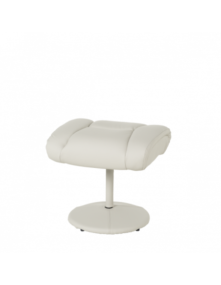 Кресло с табуретка ANA - светлосиво