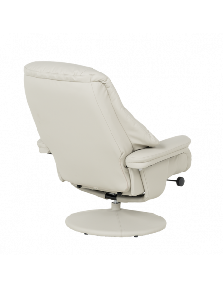 Кресло с табуретка ANA - светлосиво