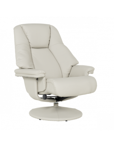 Кресло с табуретка ANA - светлосиво